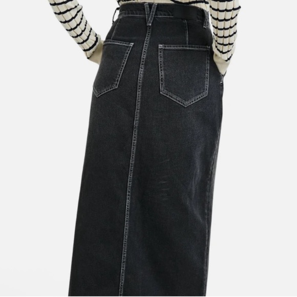 NWT Rails Manhattan Black Denim Skirt, Size 30 - Picture 3 of 10